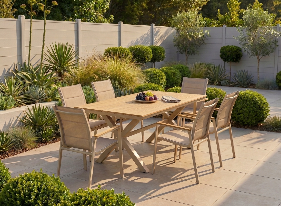 BRENO DINING SET 1+6