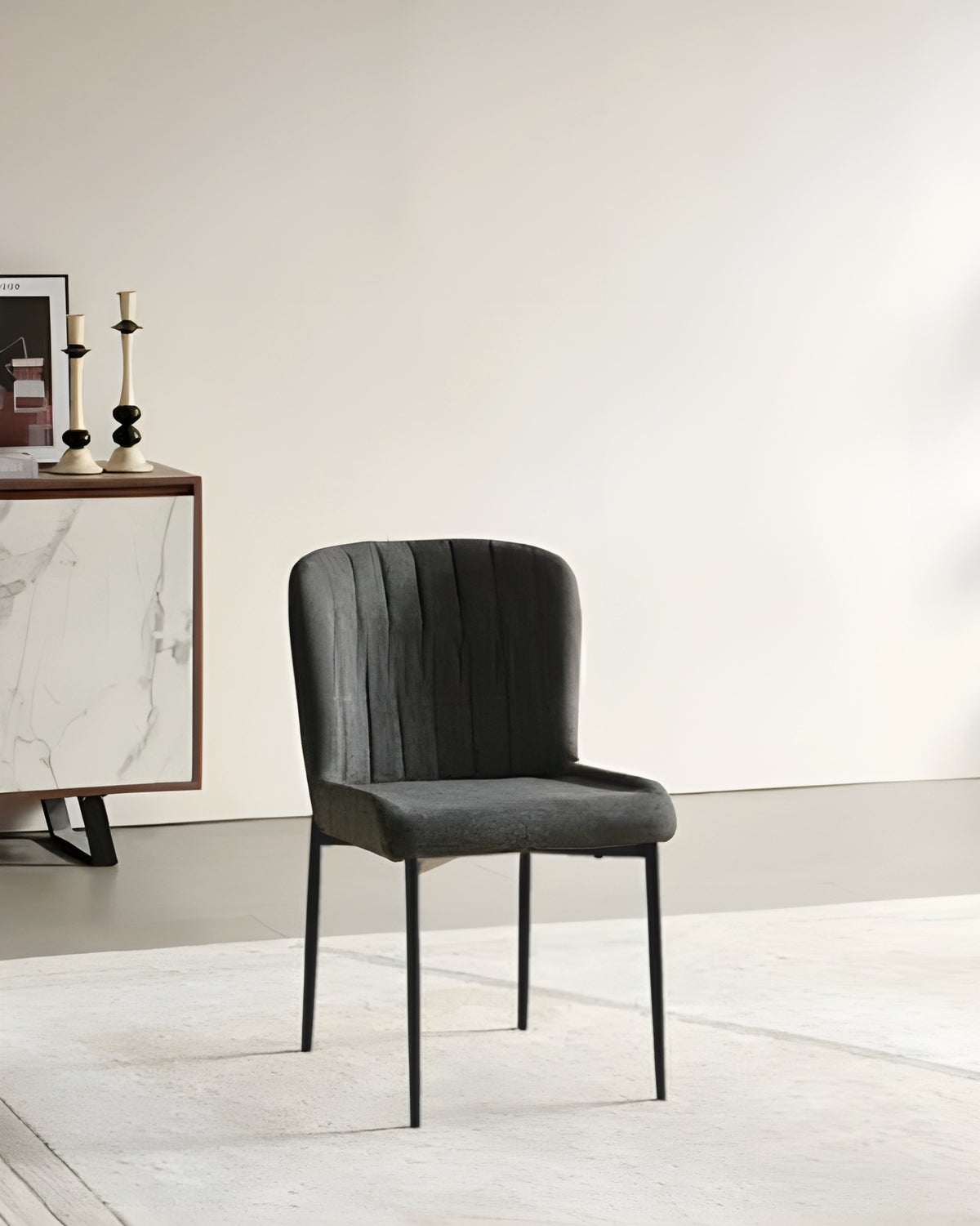 KIRA chair in Dark Grey