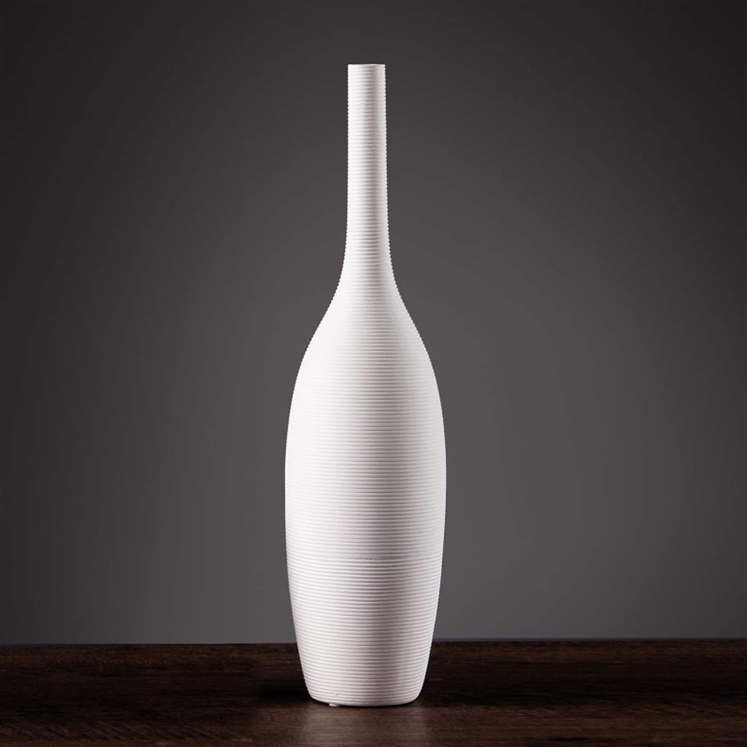 Ribbed Cylinder Vase