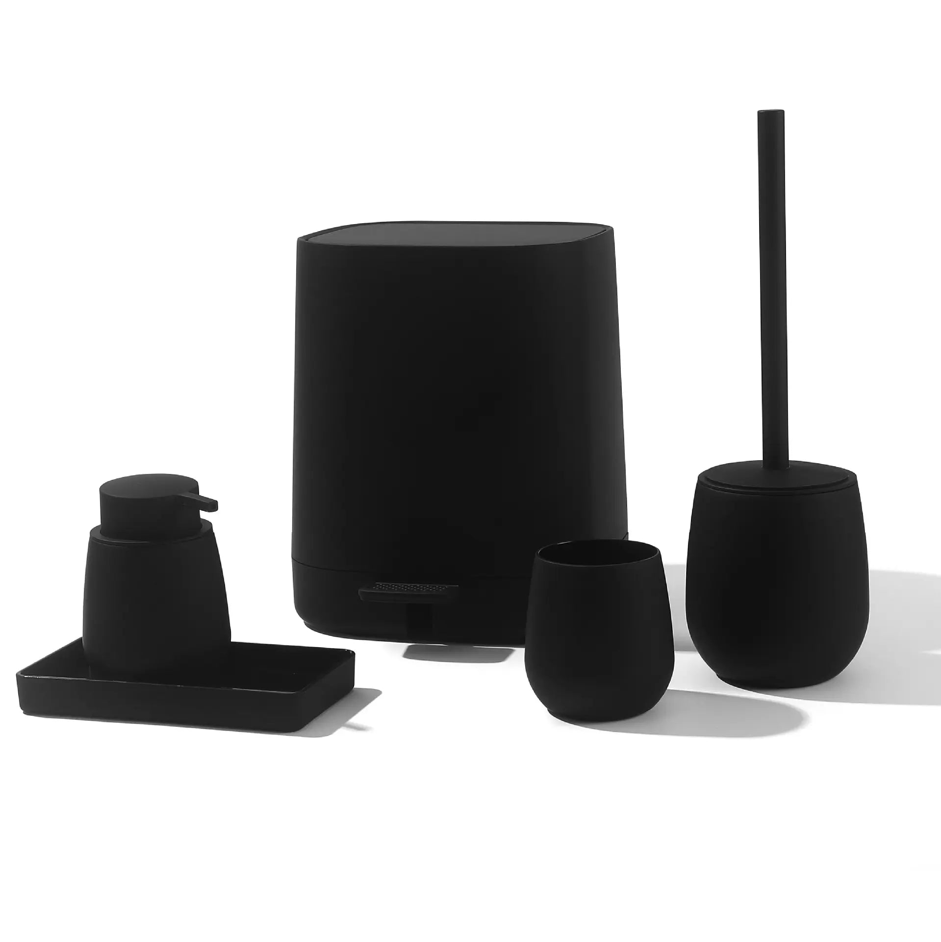 Matte Black Bathroom Set