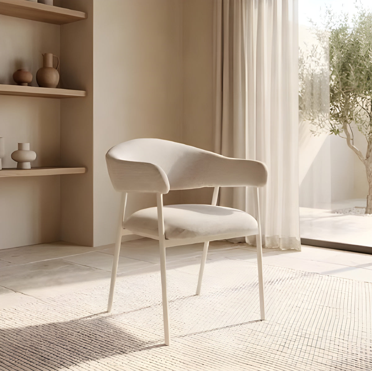 DELARA chair in Beige